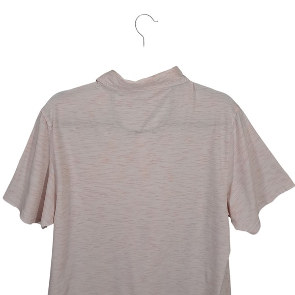 William Murray Golf Polo Shirt Mens Large PInk Heather Stretch Murray Chill - Picture 6 of 13